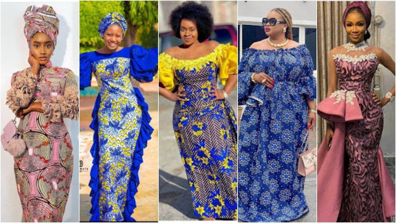 Best Ankara Straight Long Gown Styles For African Fashion Ladies
