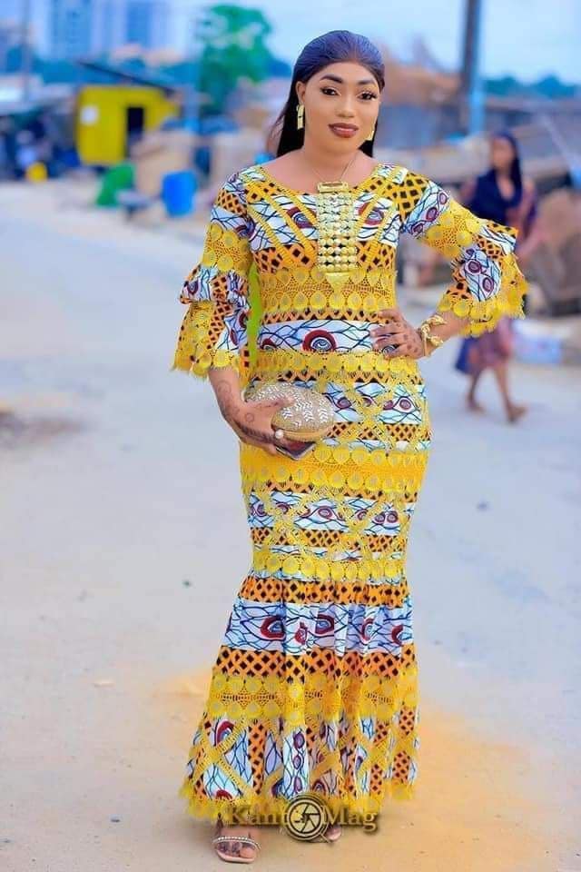 PHOTOS Latest African Fashion Designs For Women - Classy-Looking Ankara & Asoebi Dresses 2021
