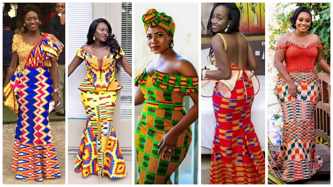 The Latest Kente Fashion Dresses For Cute Ladies You will Love