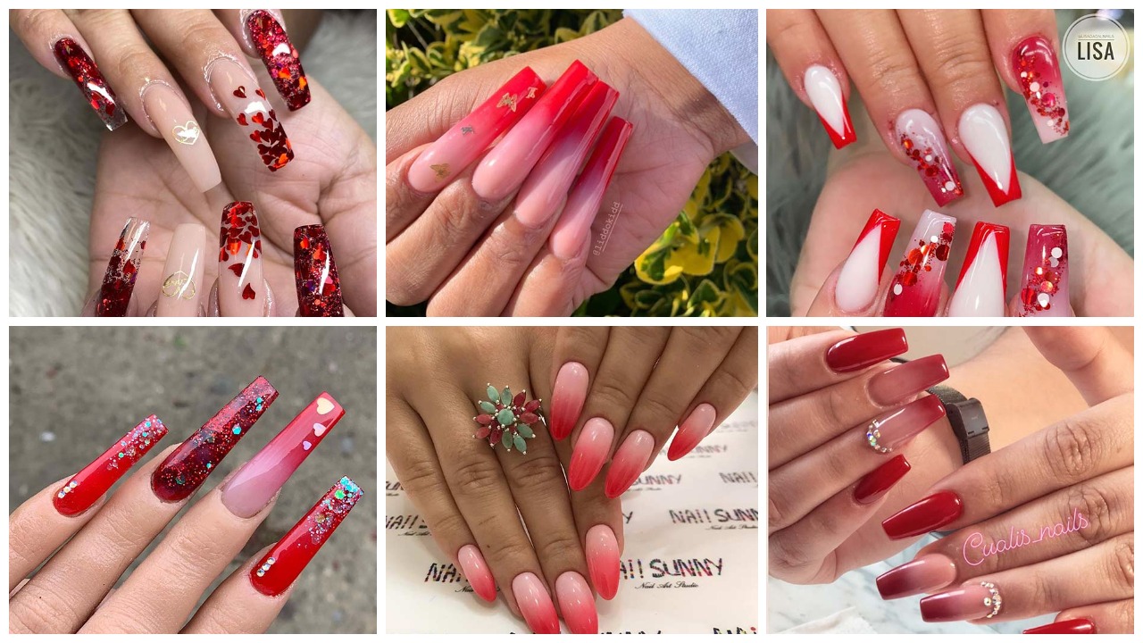Check Out These Stunning Red Ombre Nail Art Ideas And Designs For ...