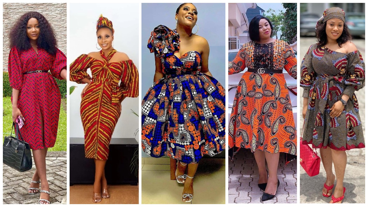 Amazing and Elegant Ankara Short Dresses For Stylish African Women