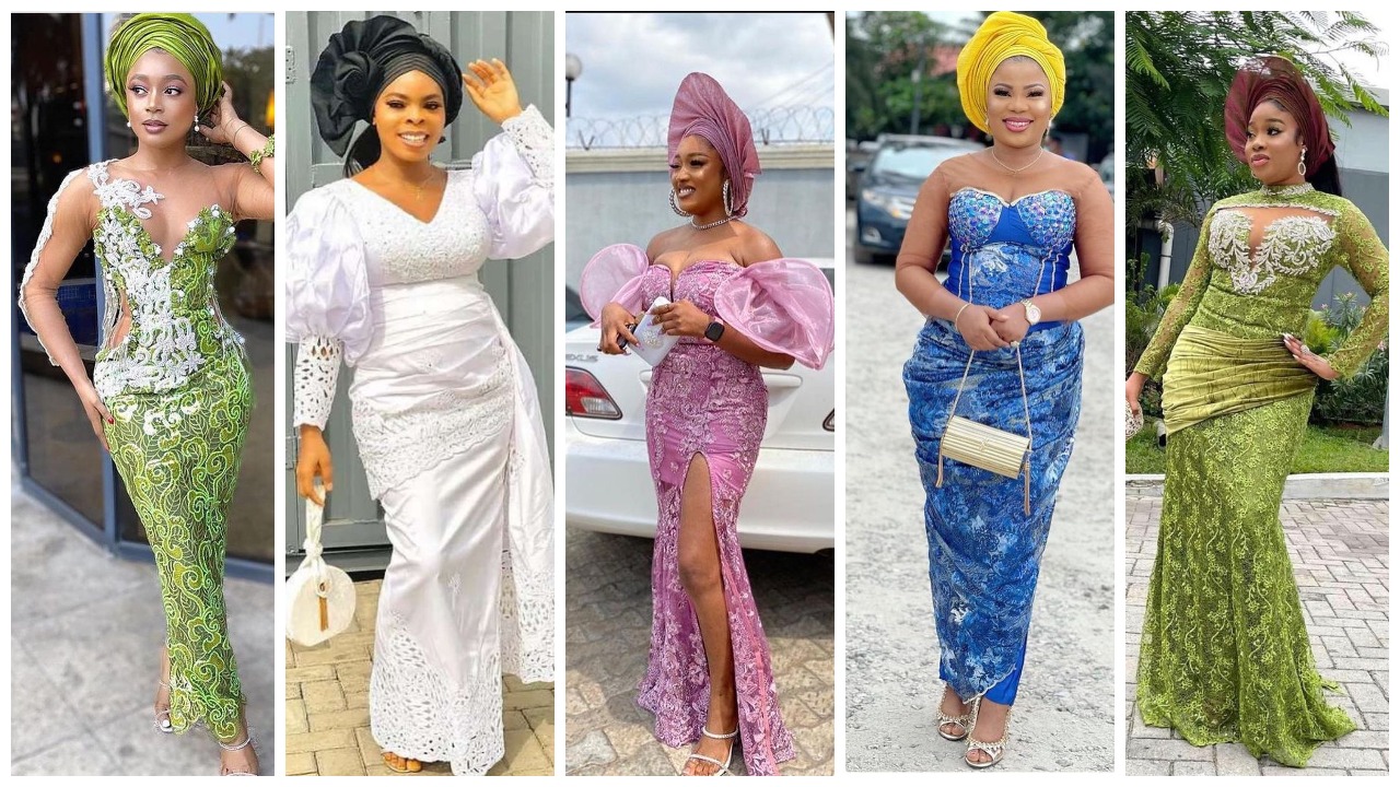 Gorgeous and Trendy Owambe Lace Designs For Stylish Ladies
