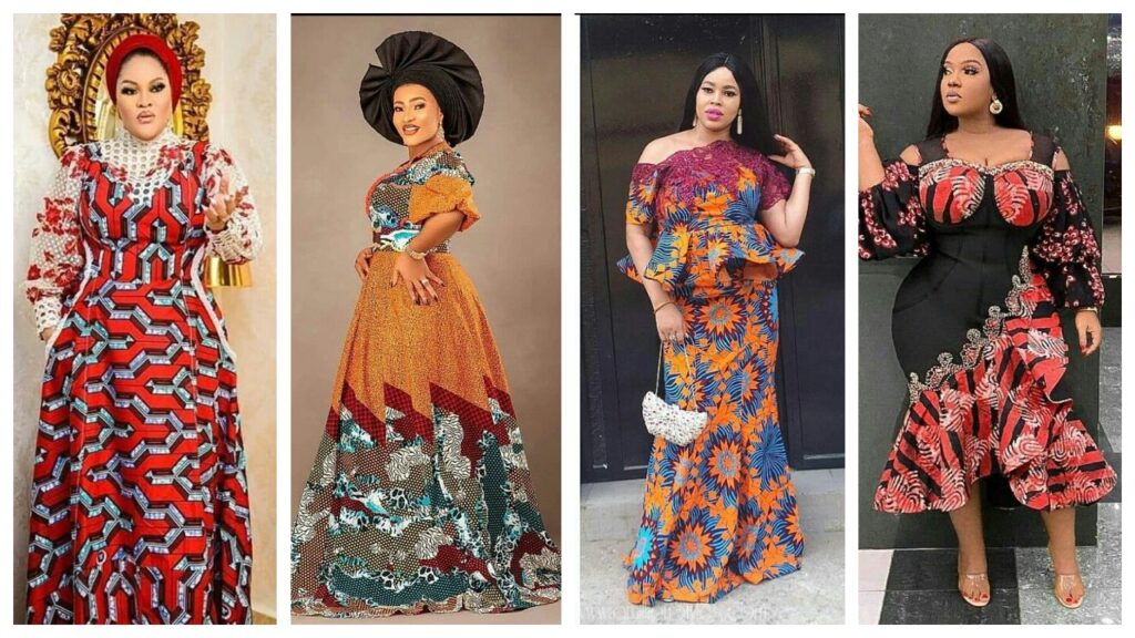 Amazing African Print Dresses for Single or Mature Women