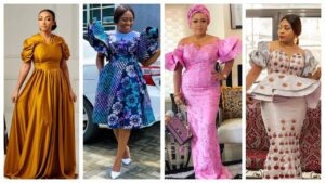 Here Are The Steps For Sewing A Puff Sleeve Gown With Ankara Or Lace Fabric