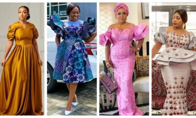 Here Are The Steps For Sewing A Puff Sleeve Gown With Ankara Or Lace Fabric