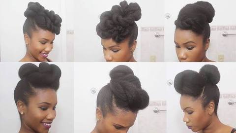 5 Simple Natural Hairstyles For Work | STYLESCATALOG