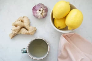 GARLIC, LEMON, HONEY "TEA"