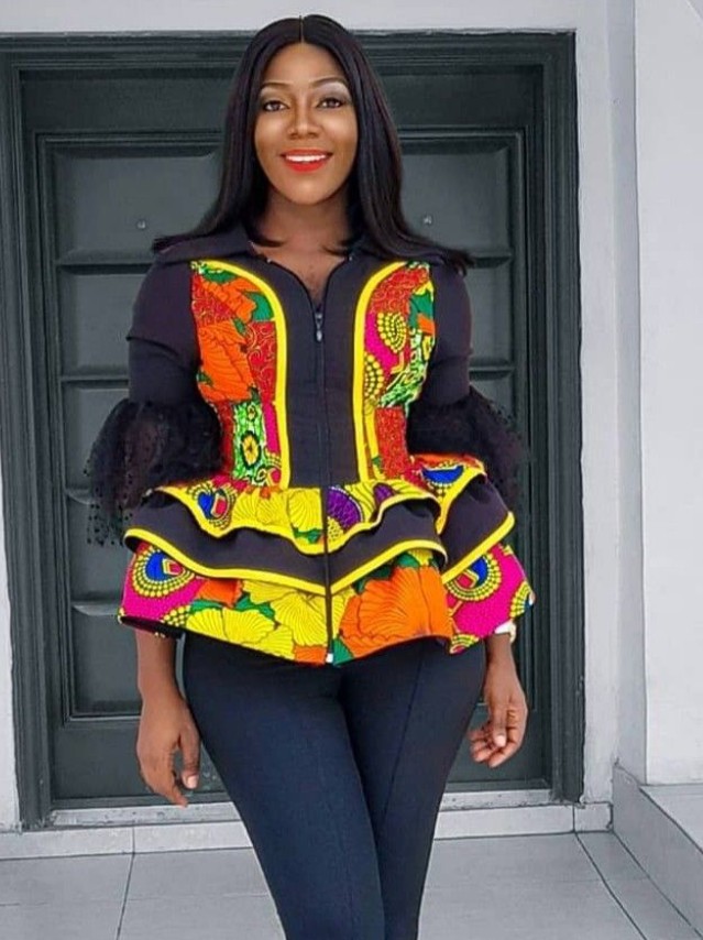Classic African Tailored Ankara Blouse Styles for Weekend Slay