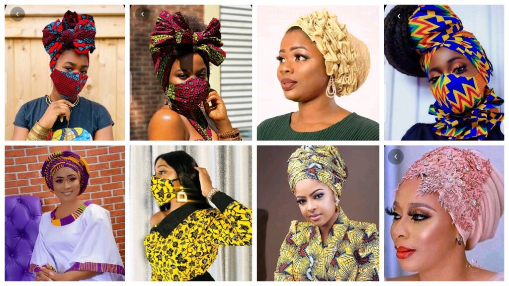 For Tailors; How To Create Head Wraps And Nose Masks From Left Over Materials