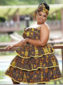 Ankara Short Gowns