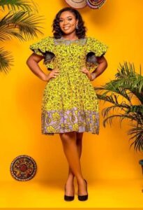 Ankara Short Gowns