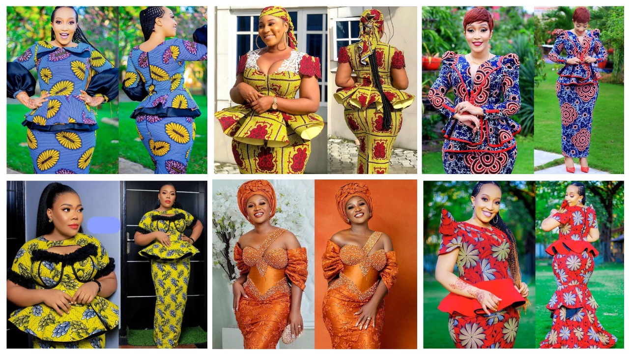 60 Customized Gowns, Skirt And Blouse Combination Styles, And Jumpsuits Ladies Can Rock This Week