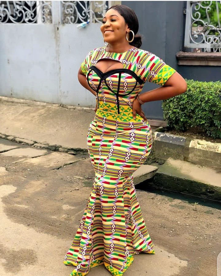 62 Customized Gowns, Skirt And Blouse Combination Styles, And jumpsuits Ladies Can Rock This Easter (14)