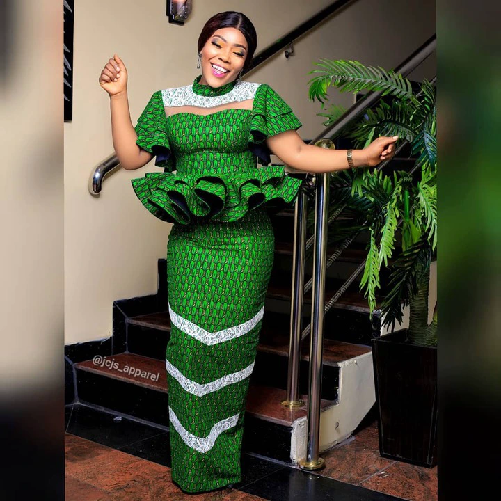 62 Customized Gowns, Skirt And Blouse Combination Styles, And jumpsuits Ladies Can Rock This Easter (15)