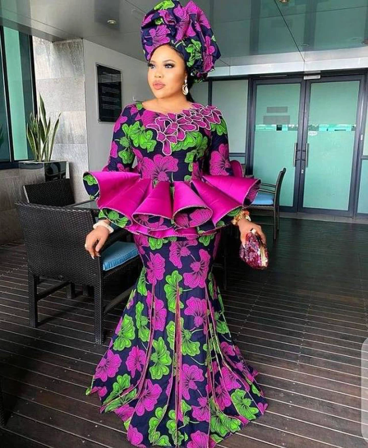 62 Customized Gowns, Skirt And Blouse Combination Styles, And jumpsuits Ladies Can Rock This Easter (18)