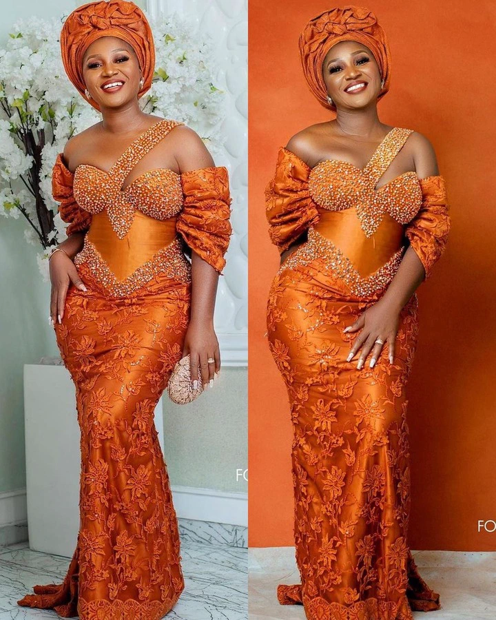 62 Customized Gowns, Skirt And Blouse Combination Styles, And jumpsuits Ladies Can Rock This Easter (27)