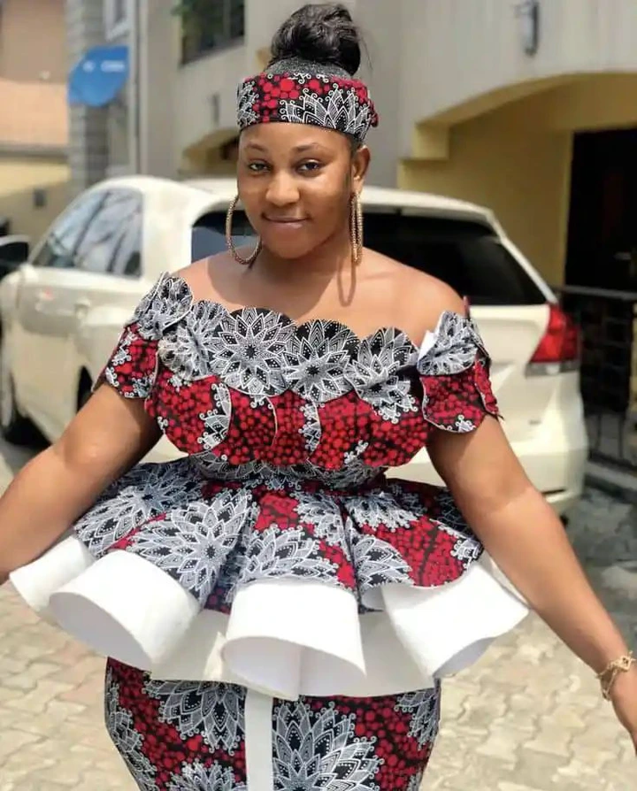 62 Customized Gowns, Skirt And Blouse Combination Styles, And jumpsuits Ladies Can Rock This Easter (29)