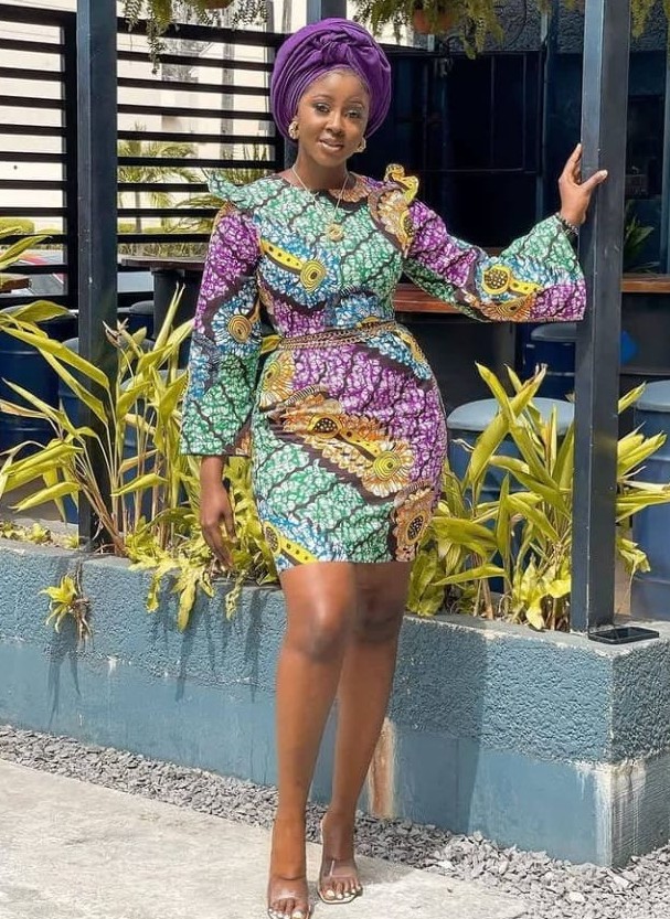 Adorable Ankara Short Gown Styles For Stylish And Classy Looks (7)