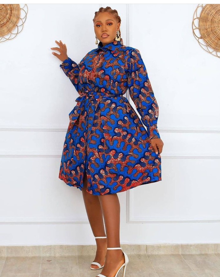 Ankara Short Gowns For Ladies (13)