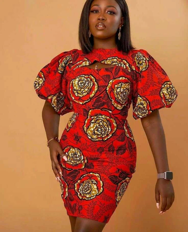 Trendy Ankara Short Gown Styles For Every Women (3)