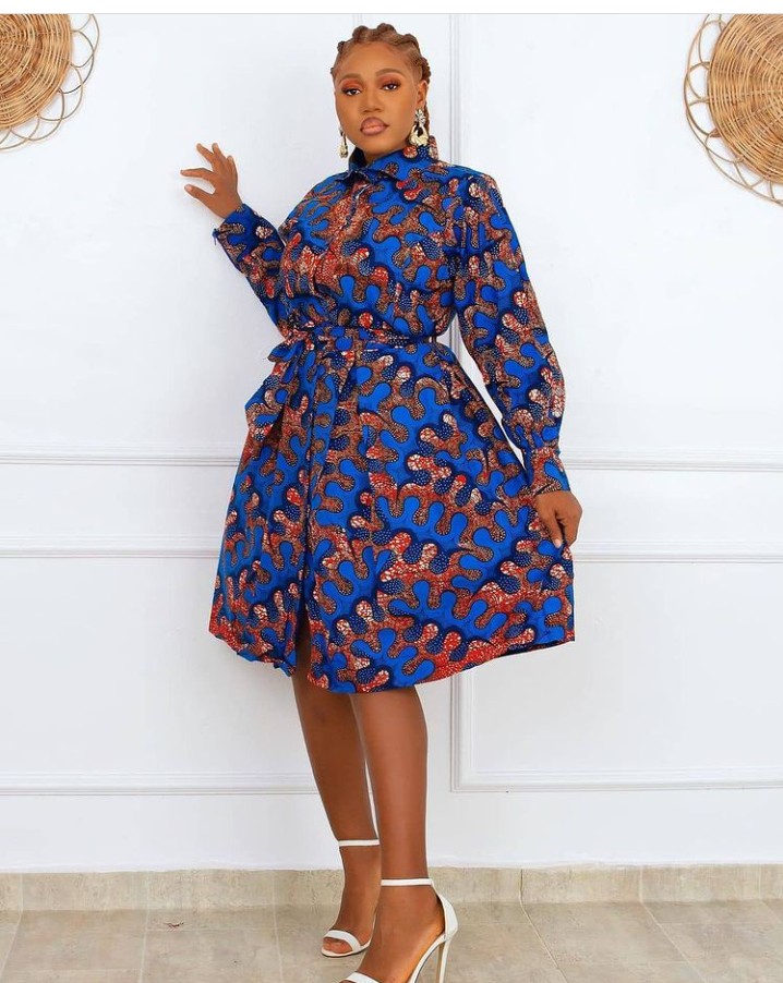 Trendy Ankara Short Gown Styles For Every Women (7)