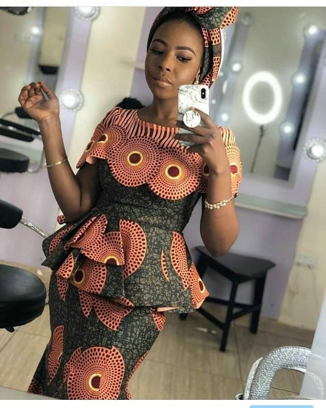 Beautiful Ankara Skirt and Blouse African Dresses For African Women (16)