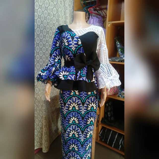 Beautiful Ankara Skirt and Blouse African Dresses For African Women (2)