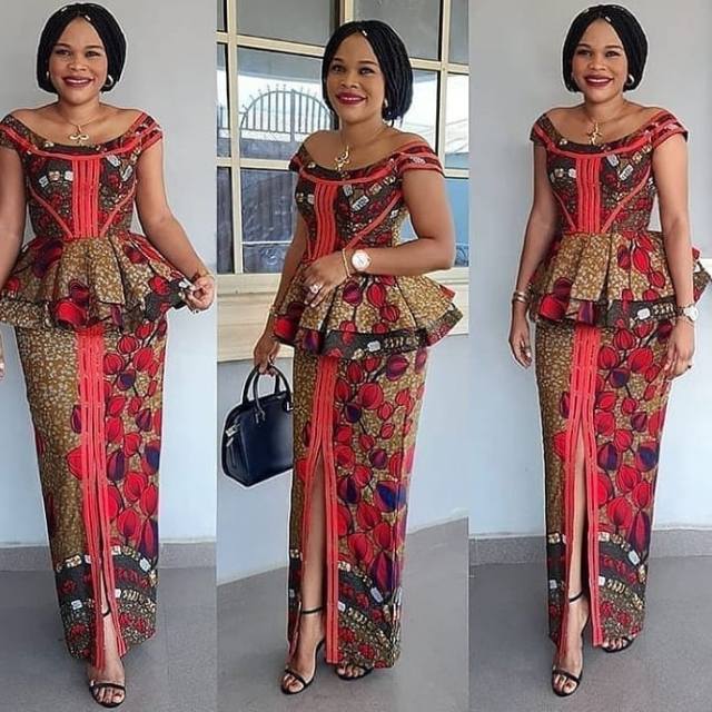 Beautiful Ankara Skirt and Blouse African Dresses For African Women (23)