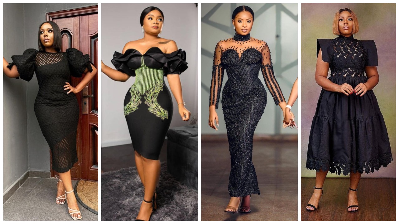 Dazzling And Fabulous Black Colour Fabric Styles You Should Consider