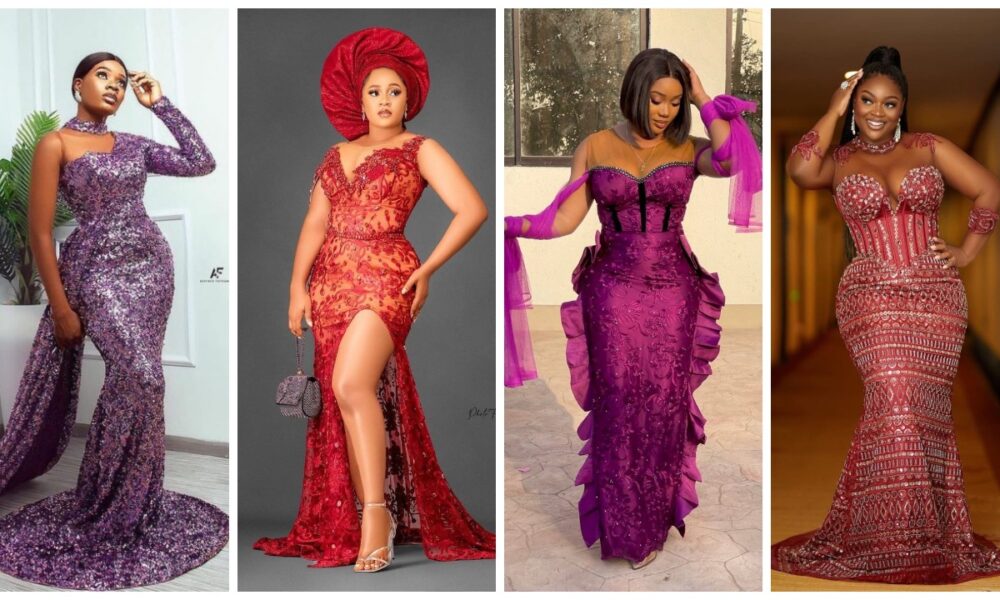 Latest Fascinating Purples And Red Owambeparties Styles For Classy Women.