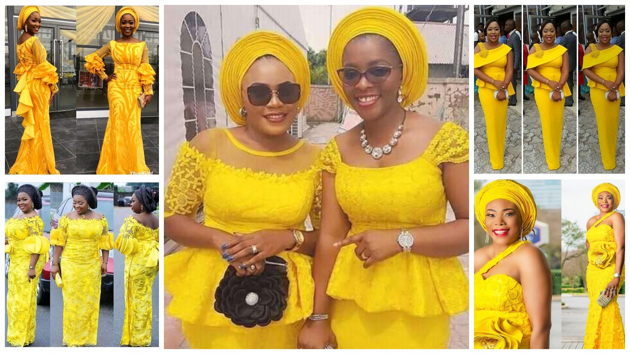 Look Classy And Mature To Your Next Occasion With These Yellow Fabric Styles