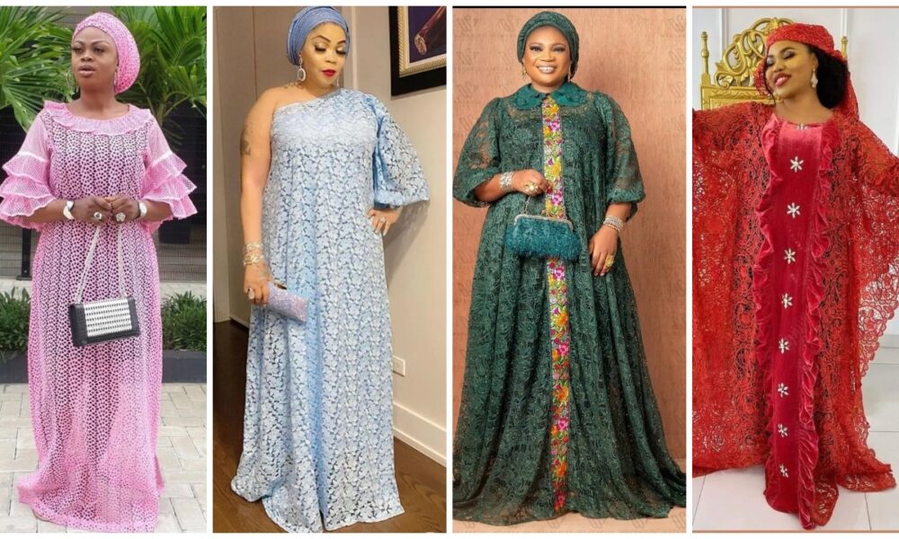 25 Elegant Mature Women's Kaftans And Lace Gowns