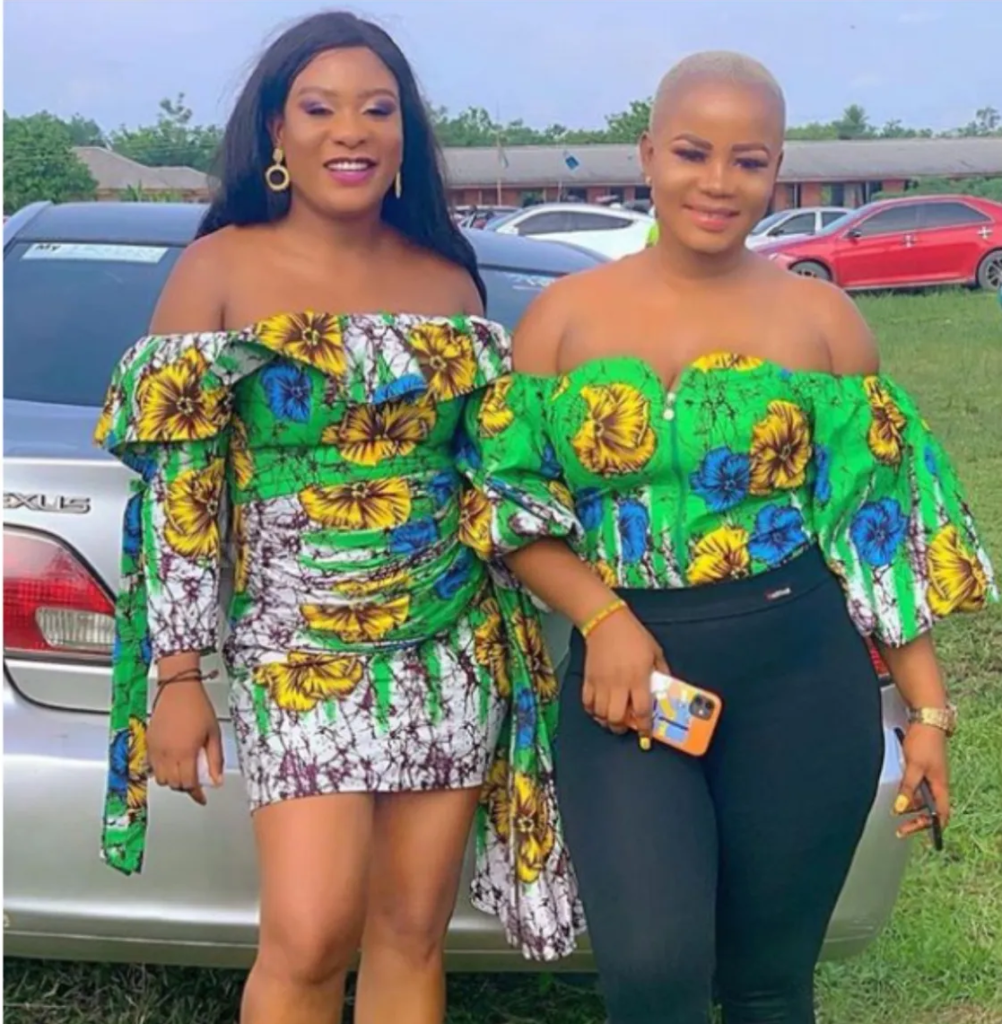 Amazing and Beautiful Ankara Styles For Friends That Slay Together (1)