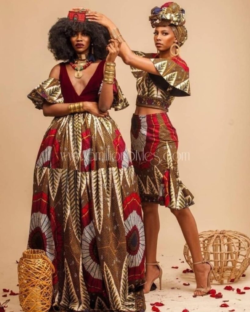 Amazing and Beautiful Ankara Styles For Friends That Slay Together (4)