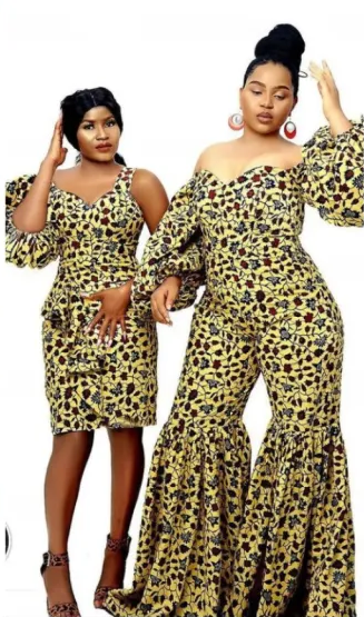 Amazing and Beautiful Ankara Styles For Friends That Slay Together (4)