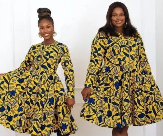 Amazing and Beautiful Ankara Styles For Friends That Slay Together (8)