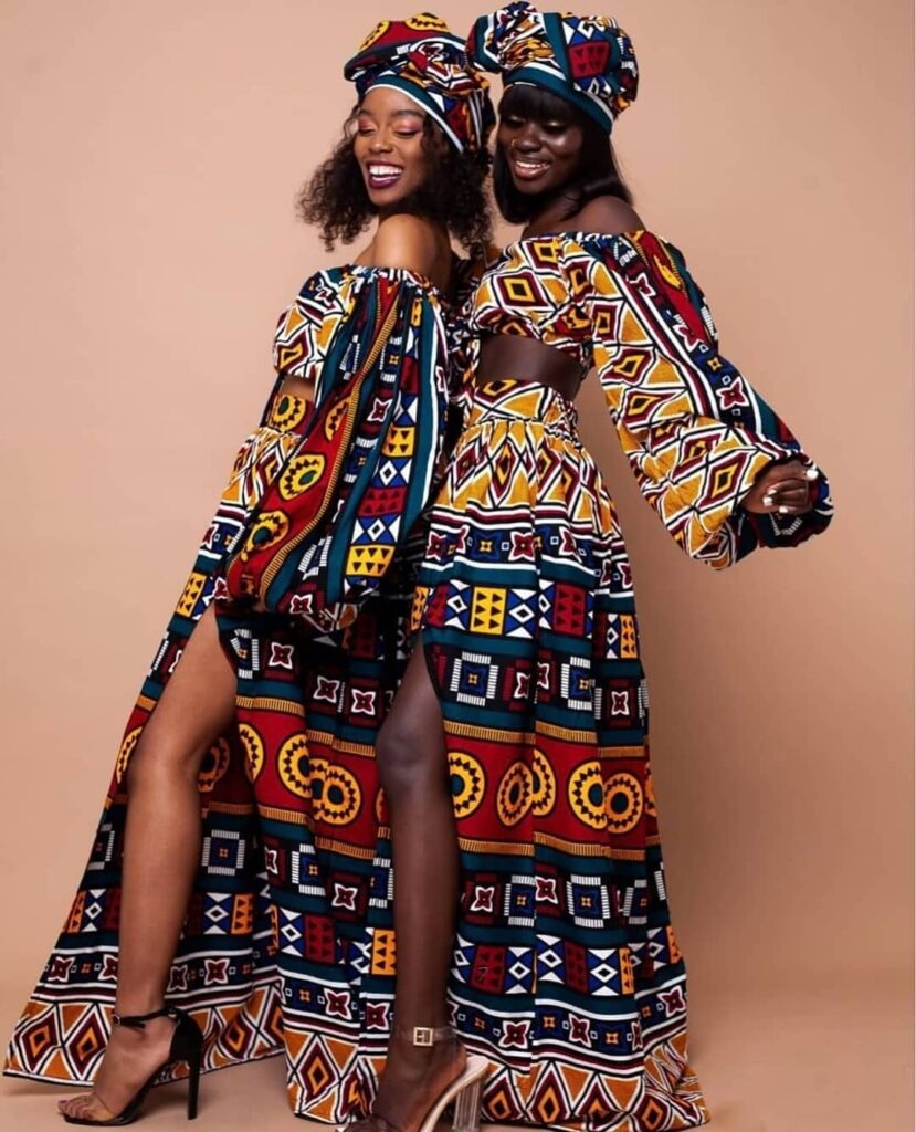 Amazing and Beautiful Ankara Styles For Friends That Slay Together (9)