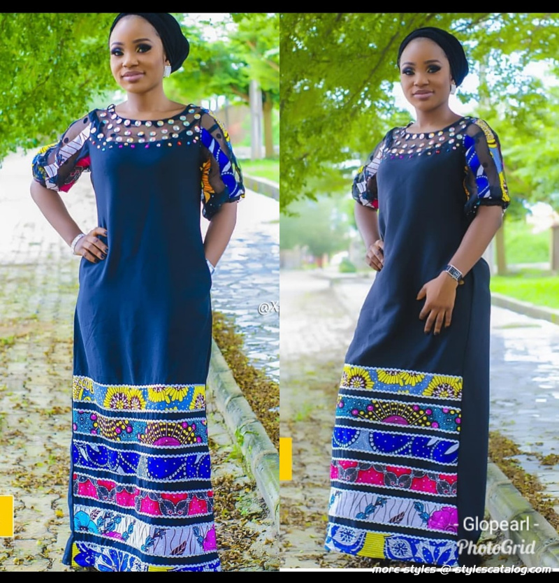 Amazingly Stylish Ankara and Jeans Outfit That Will Elevate Your Personality (13)