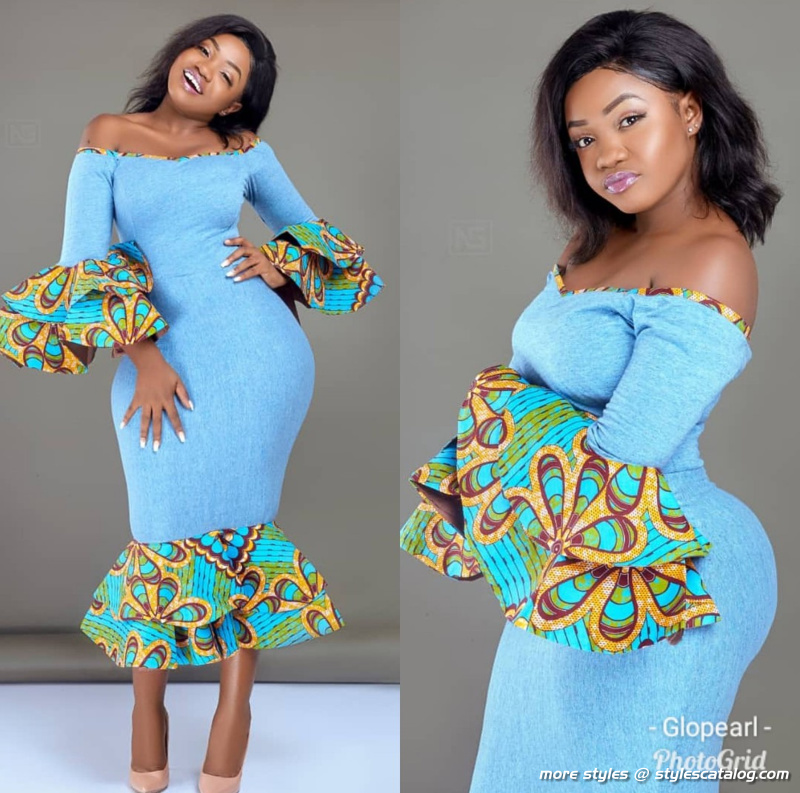 Amazingly Stylish Ankara and Jeans Outfit That Will Elevate Your Personality (14)