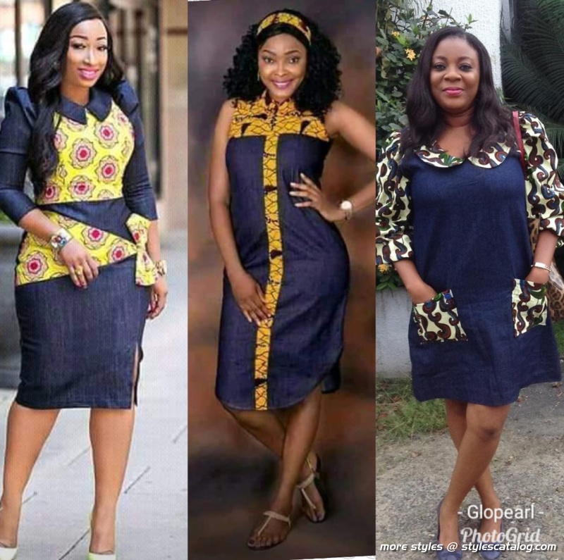 Amazingly Stylish Ankara and Jeans Outfit That Will Elevate Your Personality (15)