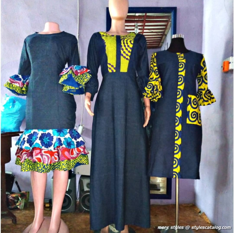 Amazingly Stylish Ankara and Jeans Outfit That Will Elevate Your Personality (17)