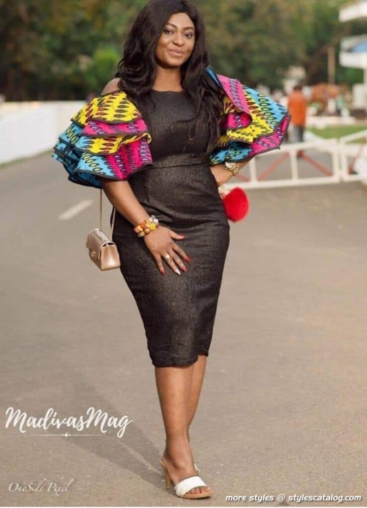 Amazingly Stylish Ankara and Jeans Outfit That Will Elevate Your Personality (18)