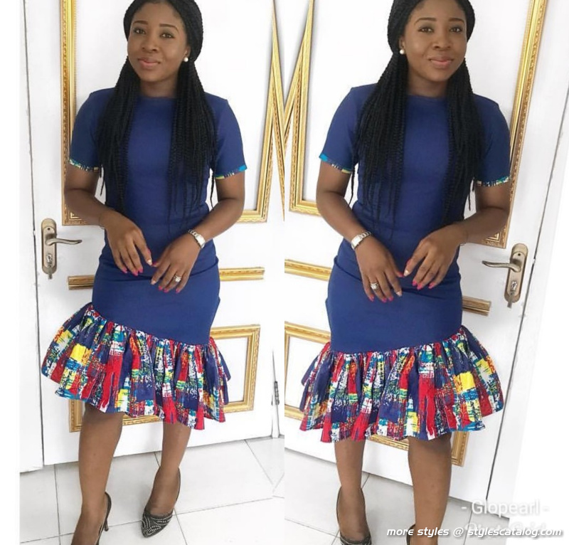 Amazingly Stylish Ankara and Jeans Outfit That Will Elevate Your Personality (21)