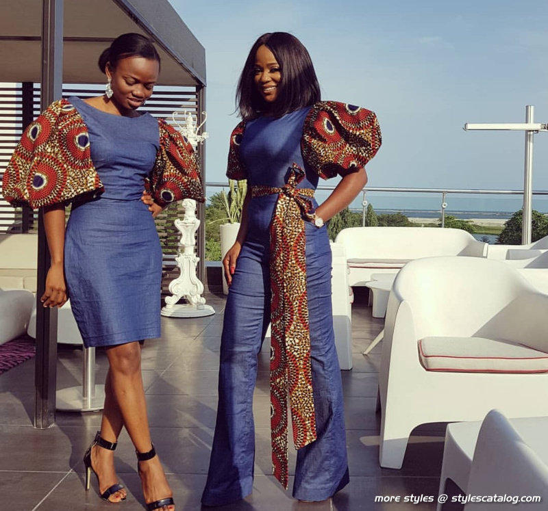 Amazingly Stylish Ankara and Jeans Outfit That Will Elevate Your Personality (24)