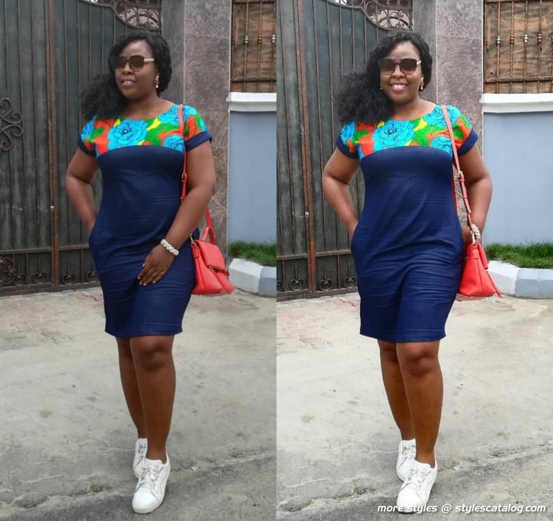 Amazingly Stylish Ankara and Jeans Outfit That Will Elevate Your Personality (27)