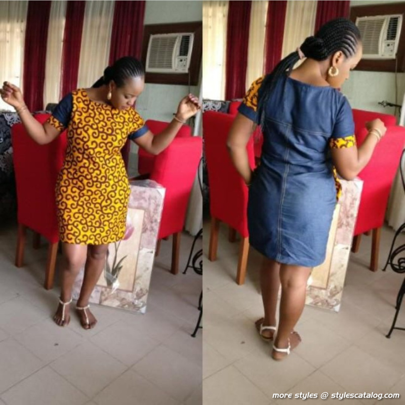 Amazingly Stylish Ankara and Jeans Outfit That Will Elevate Your Personality (43)