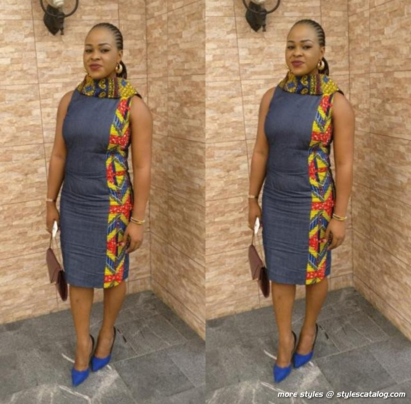 Amazingly Stylish Ankara and Jeans Outfit That Will Elevate Your Personality (44)