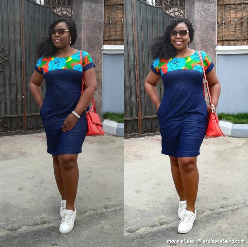 Amazingly Stylish Ankara and Jeans Outfit That Will Elevate Your Personality (5)