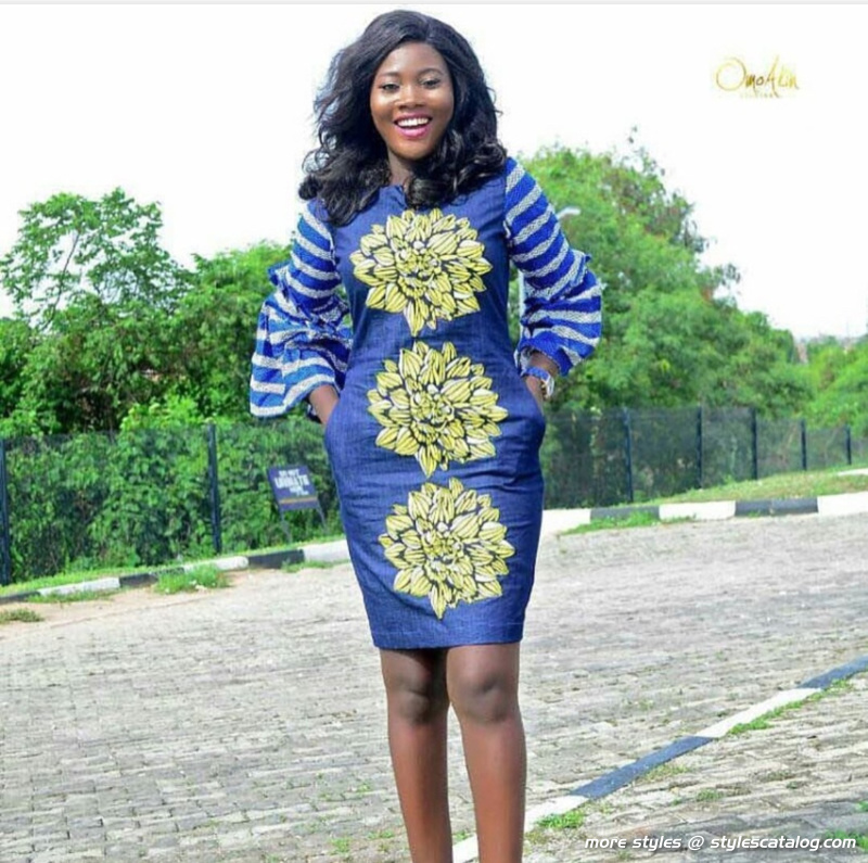 Amazingly Stylish Ankara and Jeans Outfit That Will Elevate Your Personality (8)