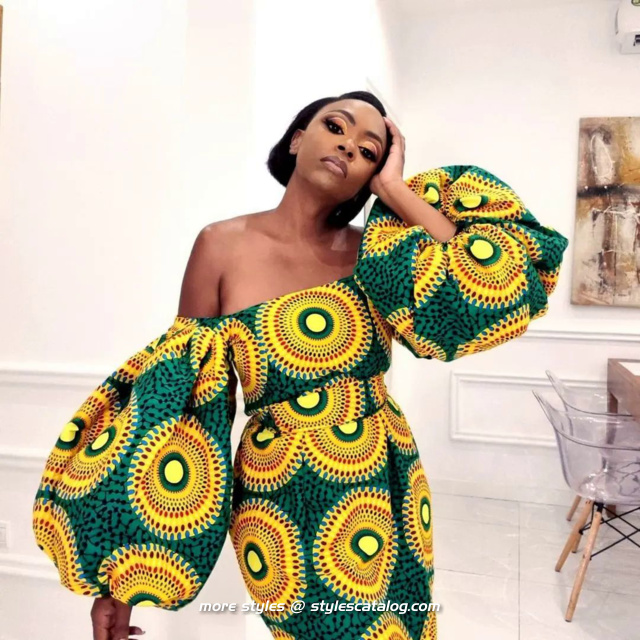 Ankara Styles You Can Make With 2 Yards of Material - more styles @ stylescatalog (15)